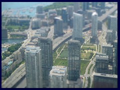 Views from CN Tower 63 - miniature effect